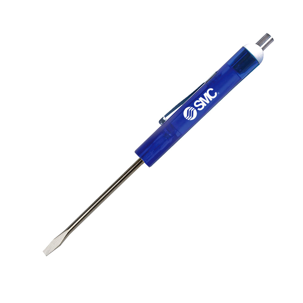 Pocket Screwdriver-Fixed 1/8" Flat Tip Blade w/Magnetic Top